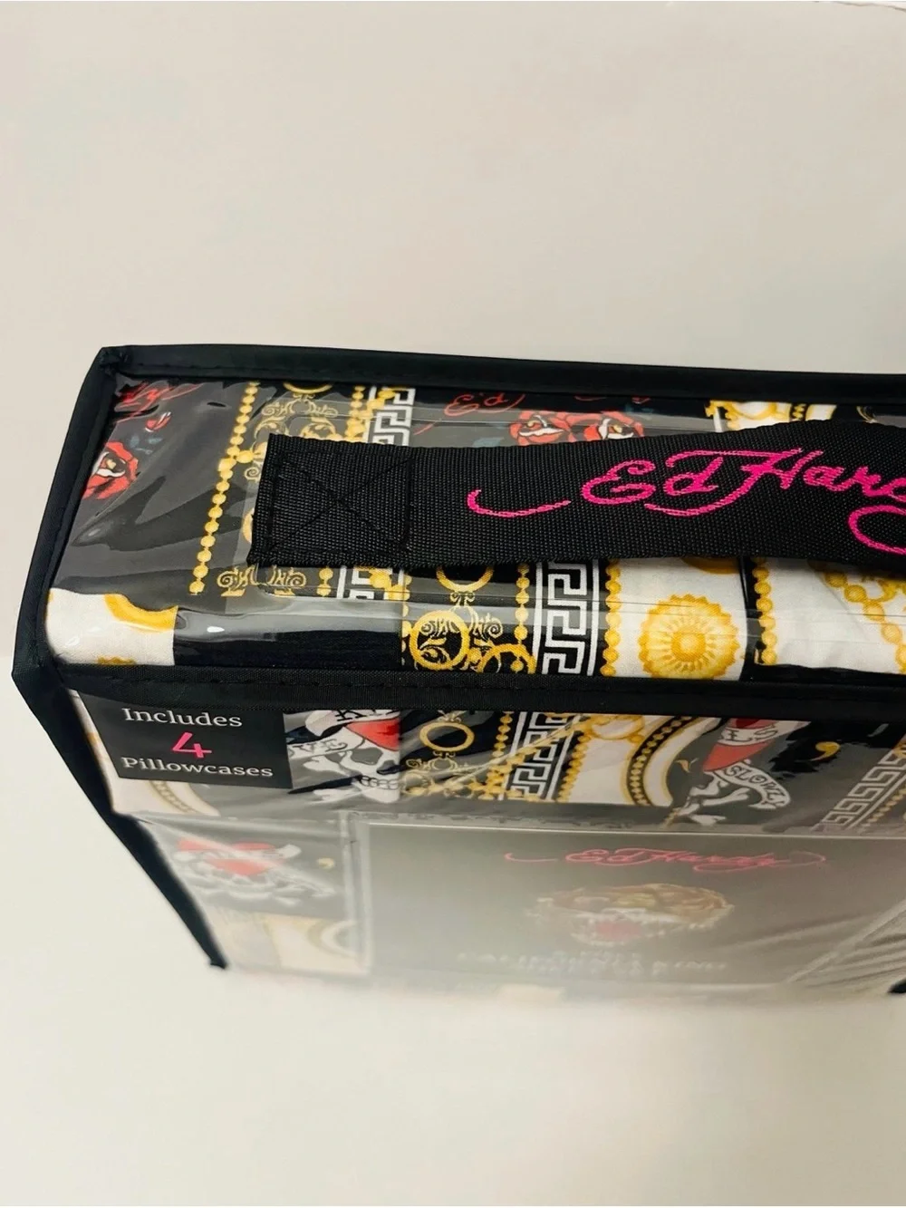 Ed Hardy 6 Piece California King Size Sheet Set Skulls Love Kills Slowly
